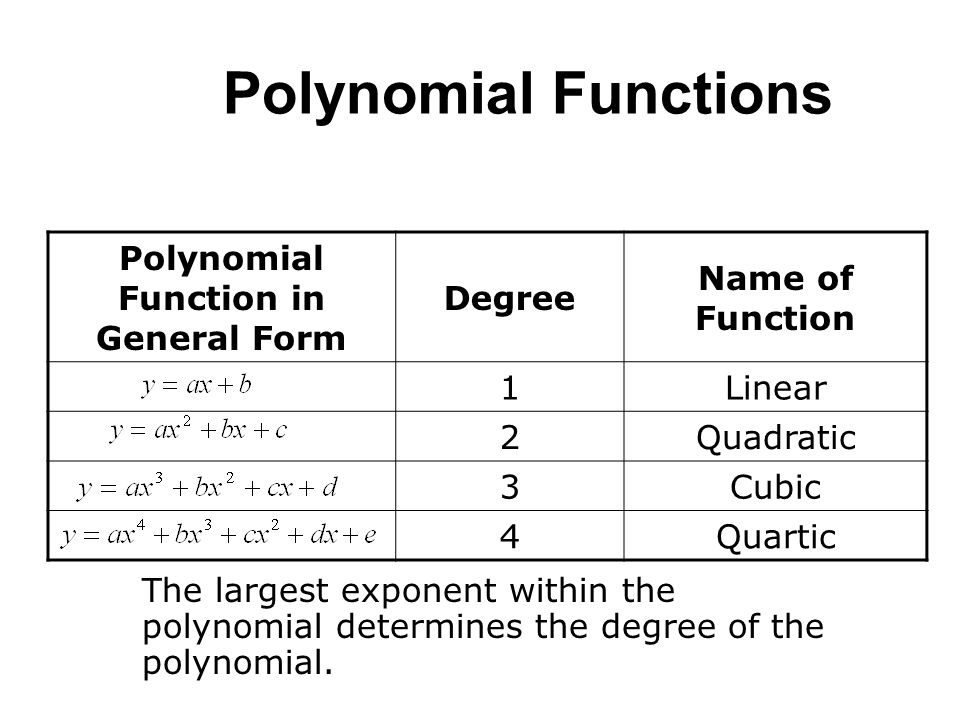 write a degree 3 polynomial with 4 terms to describe
